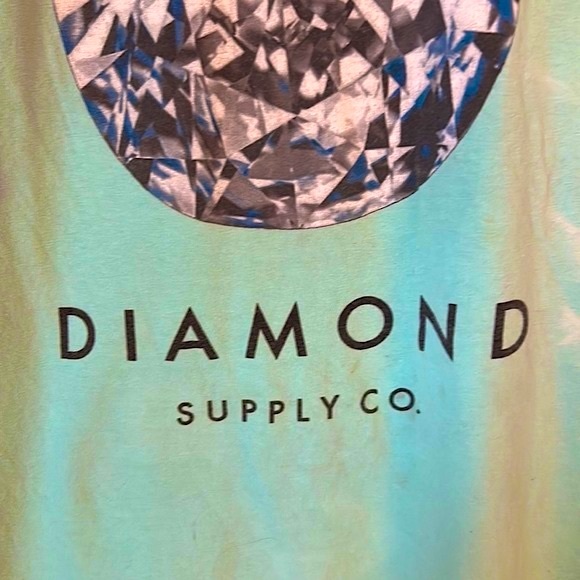 Diamond Supply Co. Distressed Big Teardrop Diamond T-Shirt, RARE!! - Picture 4 of 6